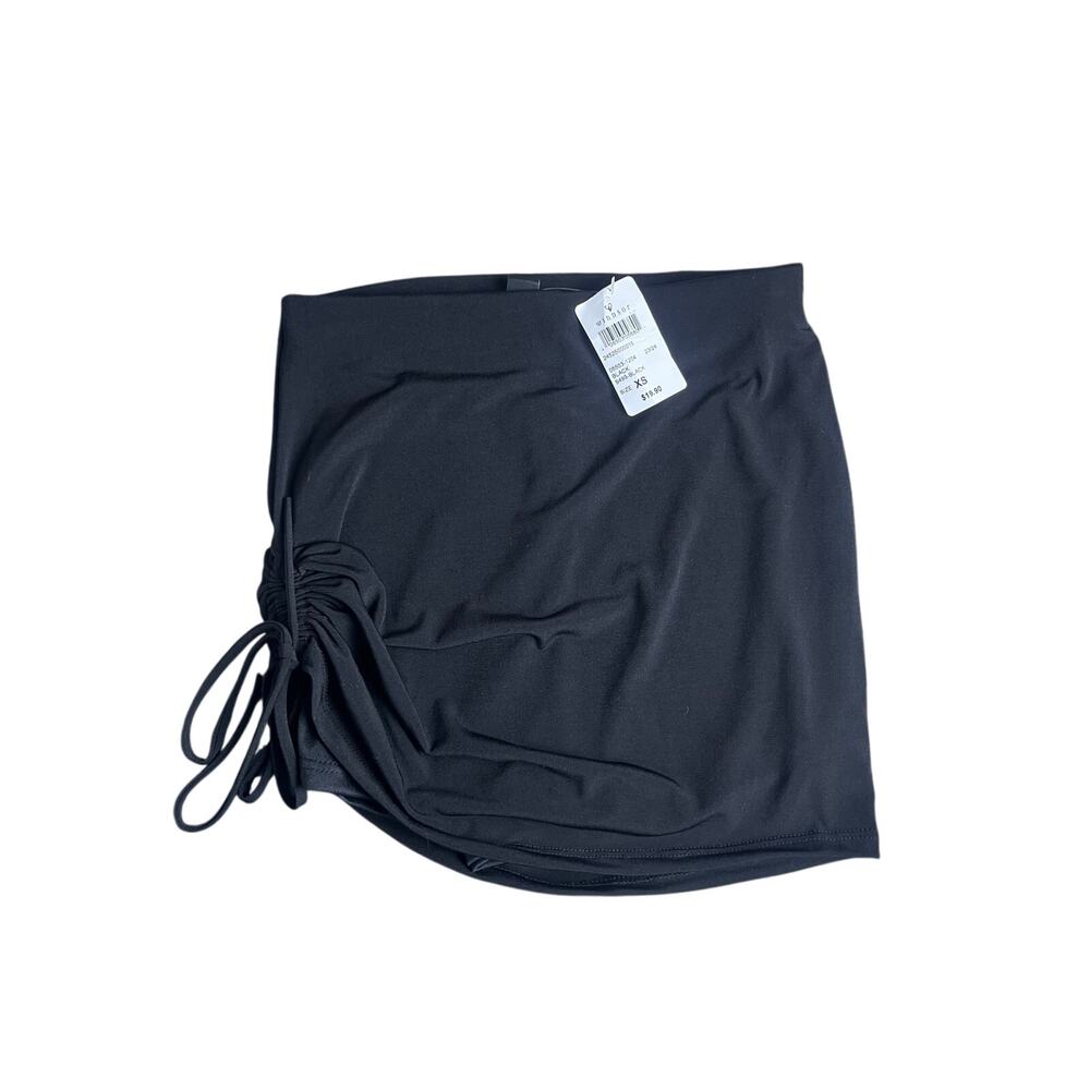 Windsor Ruched In Side Tie Mini Skirt Size XS